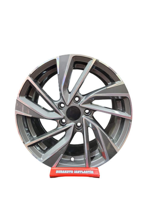 16 İnç 5x112 Volkswagen Uyumlu Jant Gri-Metal Renk