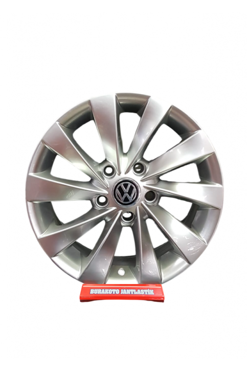 16 İnç 5X100 Volkswagen Uyumlu Jant Gümüş Renk